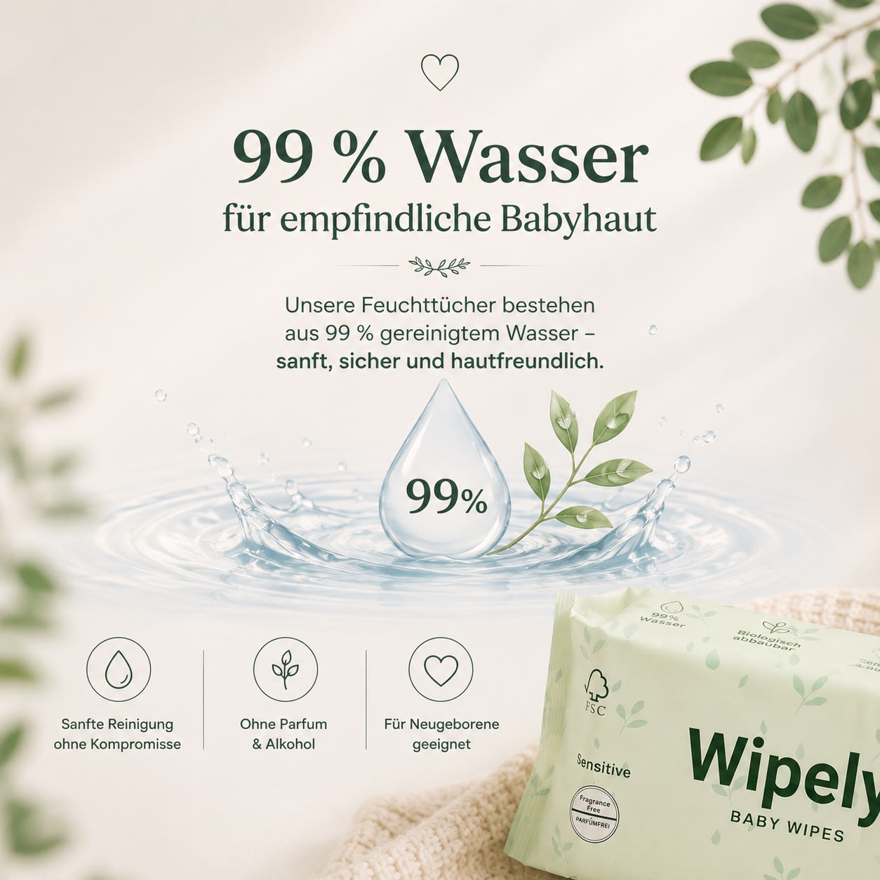 Wipely Baby Feuchttücher